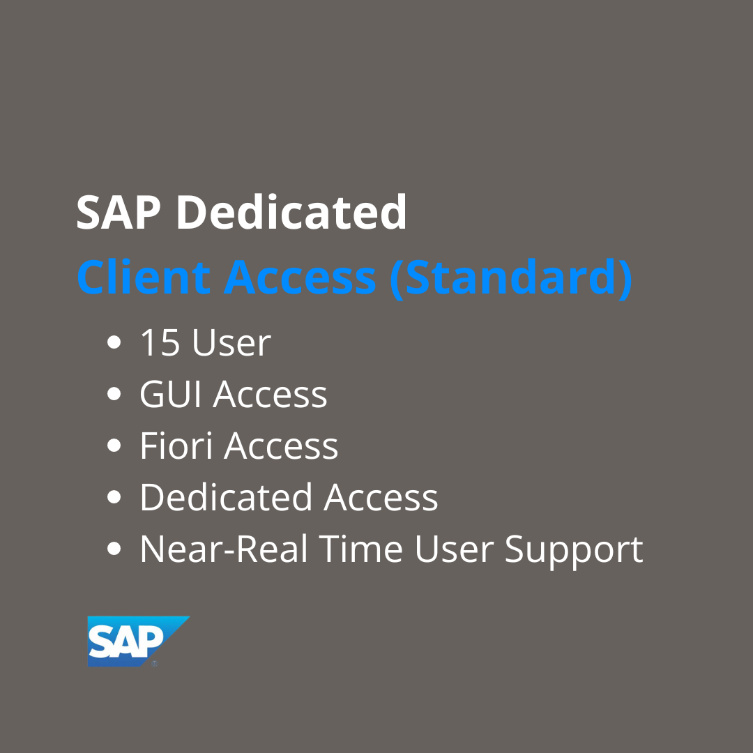 SAP Dedicated Client Access (Standard)