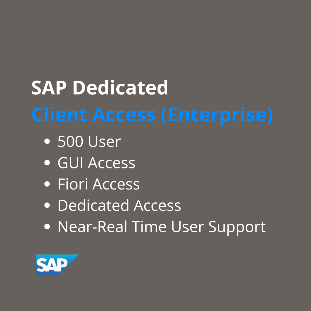 SAP Dedicated Client Access (Enterprise)